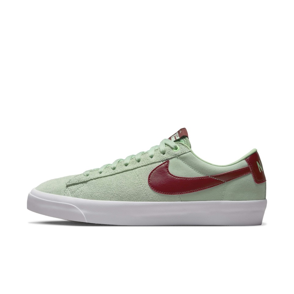 Women Nike Shoes $100 & Under | Nike Sb Zoom Blazer Low Pro Gt Enamel Green/Enamel Green/White/Team Red