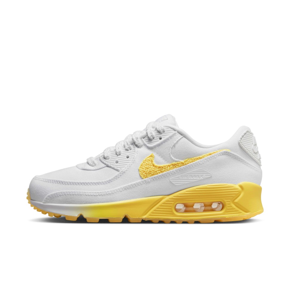 Women Nike Air Max | Nike Air Max 90 Se White/Alabaster/Sail/Citron Pulse